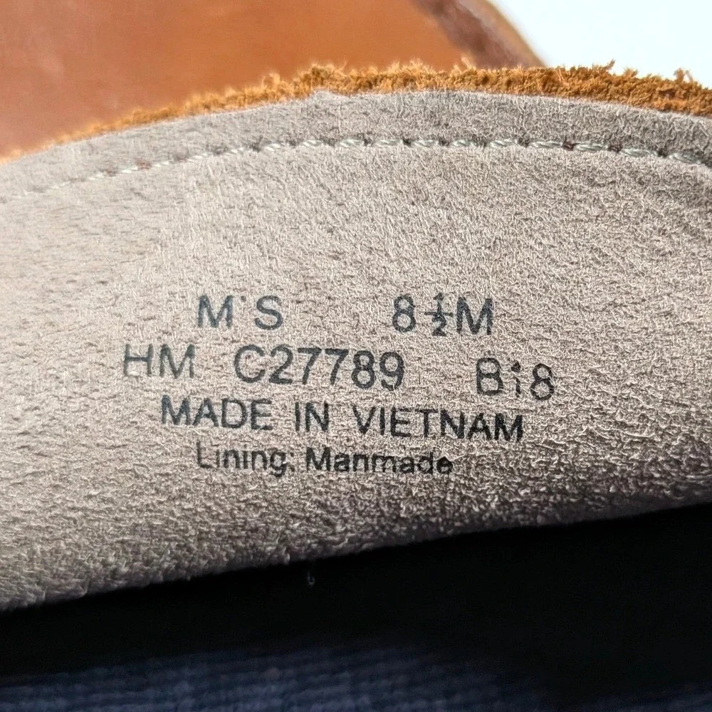 Cole Haan Grand.OS Nantucket Penny Loafers Brown Tan Leather Preppy Mens Sz 8.5M
